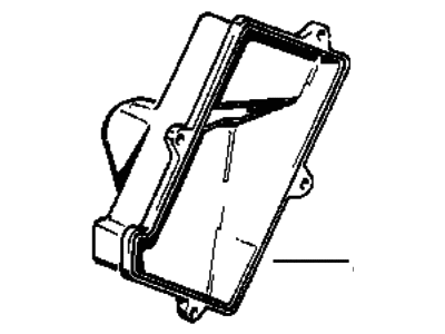 BMW 64-11-1-376-851 Evaporator Cover