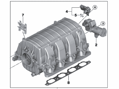 BMW 11-61-7-537-882 Intake Manifold System