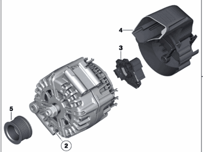 BMW 12-31-7-603-783 Exchange Alternator