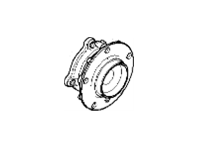 BMW 31-22-6-765-601 Wheel Hub With Bearing, Front