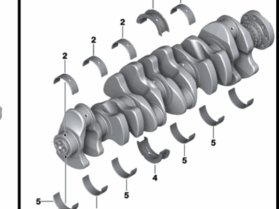 BMW 11-21-8-053-285 CRANKSHAFT