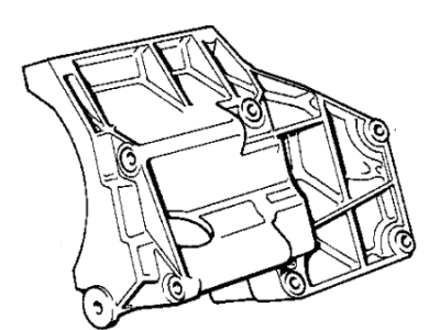 BMW 64-55-1-702-640 Supporting Bracket