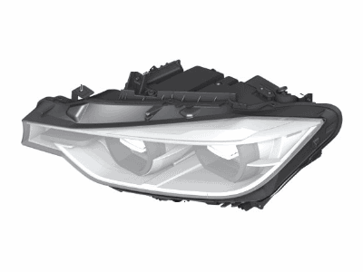 BMW 63-11-8-492-464 Right Led Headlight