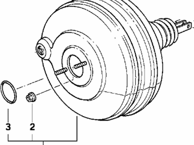 BMW 34-33-1-161-485 Power Brake Booster