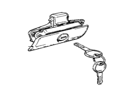 BMW 51-16-9-061-387 Repair.Kit For Lock Cylinder