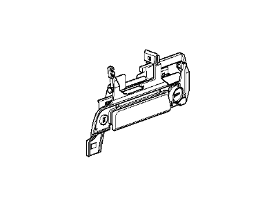 BMW 51-21-8-199-916 Catch With Key Code Right