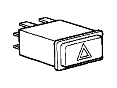 BMW 61-31-1-372-893 Hazard Warning Switch