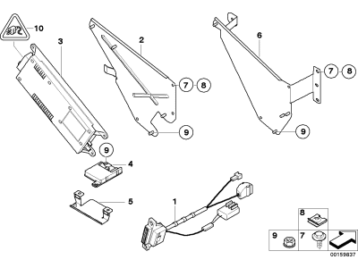 BMW 61-13-6-909-070 Socket Housing