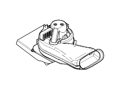 BMW 64-11-8-385-546 Rear Blower