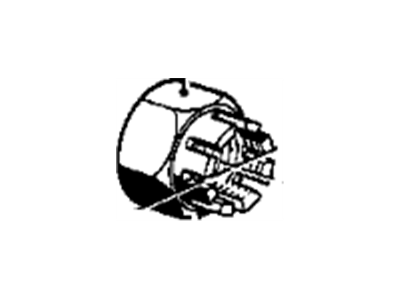 BMW 31-21-1-104-626 Crown Nut