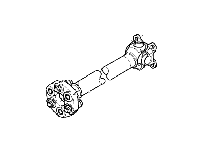 BMW 26-20-7-525-970 Front Drive Shaft Assembly