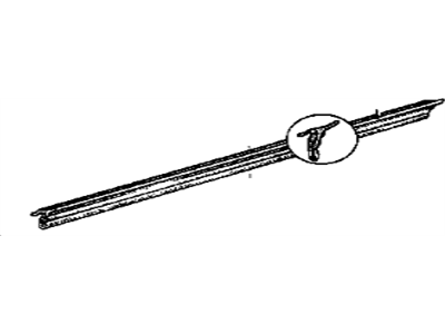BMW 51-21-1-864-291 Door Weatherstrip Outer