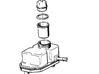 BMW 34-32-1-159-183 Expansion Tank