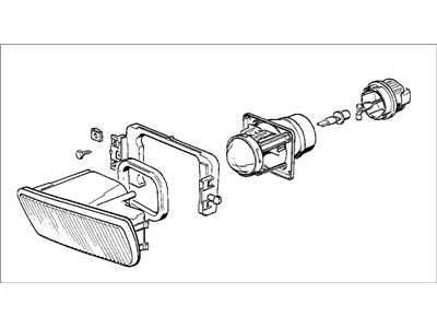 BMW 63-17-1-390-879 Fog Lights, Left