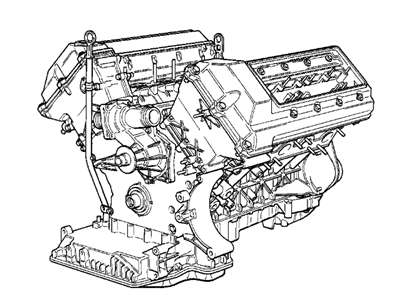 BMW 11-00-7-515-721 Exchange Short Engine