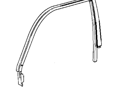 BMW 41-51-1-874-455 Window Frame, Front Left