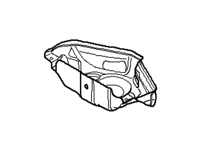 BMW 51-48-7-212-629 Heat Insulator Rear Silencer