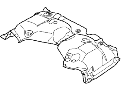 BMW 51-48-7-217-215 Heat Insulator Rear Silencer