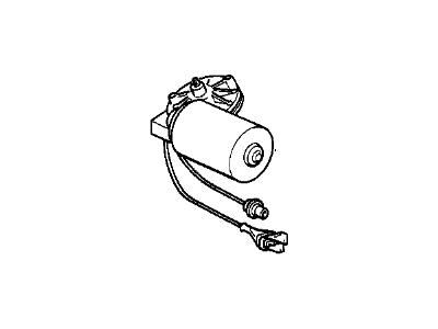 BMW 67-63-1-383-014 Windshield Wiper Linkage With Motor