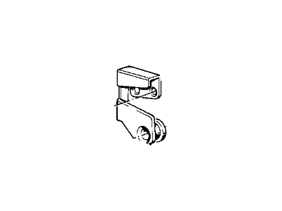 BMW 51-21-1-872-833 Latch Striker, Left