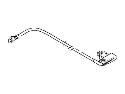 BMW 61-12-7-616-199 Negative Battery Cable