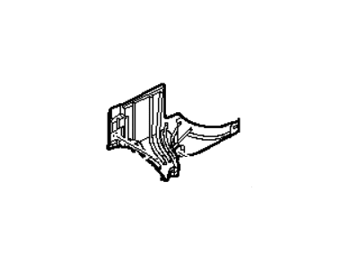 BMW 51-48-7-893-393 Heat Resist.Plate Right Engine Support