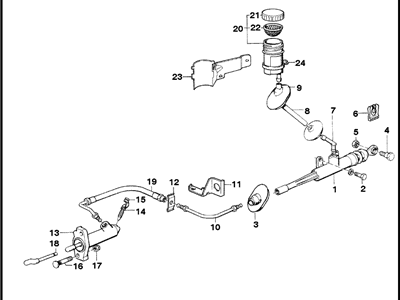BMW 21-52-1-113-880 Repair Kit Output Cylinder Clutch