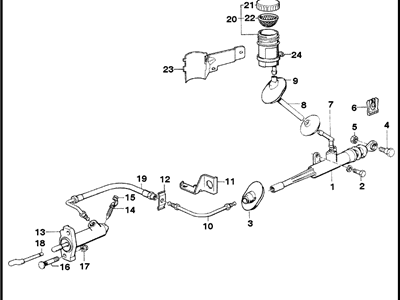 BMW 21-52-1-153-532 Repair Kit Output Cylinder Clutch