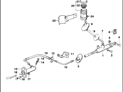 BMW 21-52-1-156-001 Repair Kit Input Cylinder Clutch