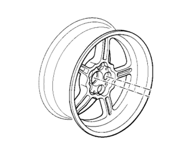 BMW 36-11-2-227-439 Alloy Rim, Forged