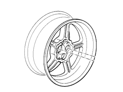 BMW 36-11-2-227-438 Alloy Rim, Forged