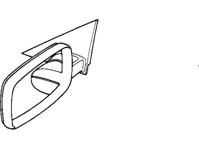 BMW 51-16-8-124-653 Electric.Exterior Heatable Mirror Left