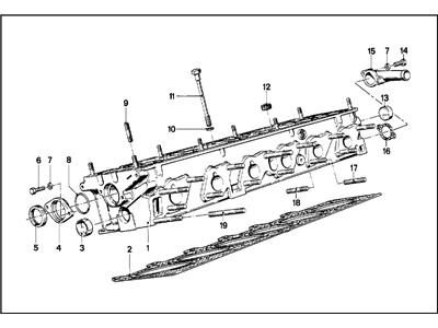 BMW 11-12-9-059-240 Gasket Set Cylinder Head Asbestos Free