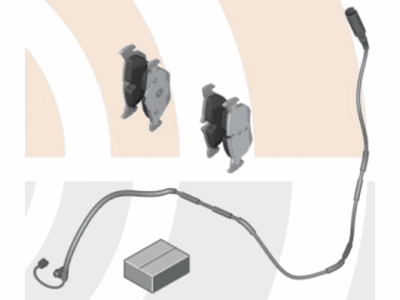 BMW 34-21-2-288-891 Set, Brake Pads, With Brake-Pad Sensor