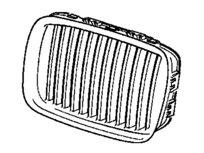 BMW 51-13-8-122-237 Grille Left