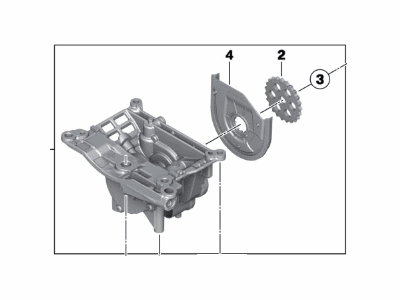 BMW 11-41-7-823-009 Oil Vacuum Pump Unit