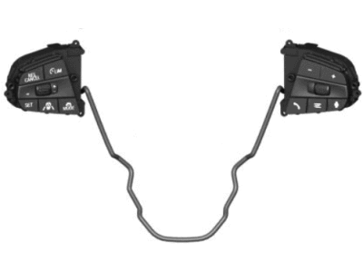 BMW 61-31-9-461-227 Switch, Multifunct. Steering