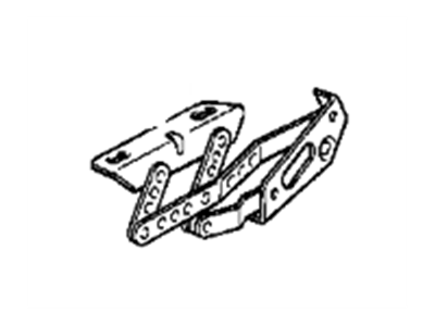 BMW 41-61-8-108-393 Left Engine Hood Hinge
