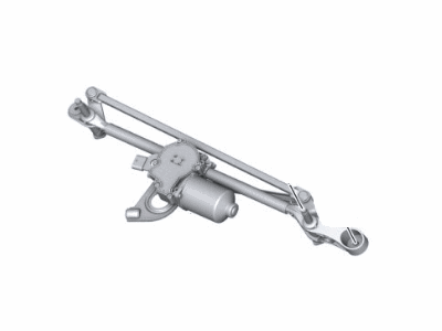 BMW 61-61-7-260-488 Windshield Wiper Motor Front