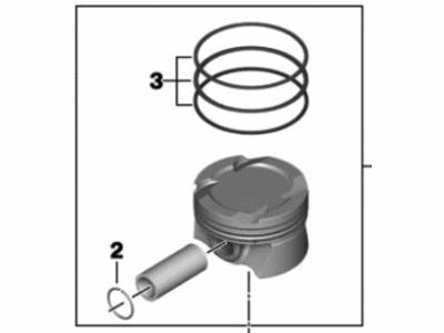 BMW 11-25-8-637-807 Piston