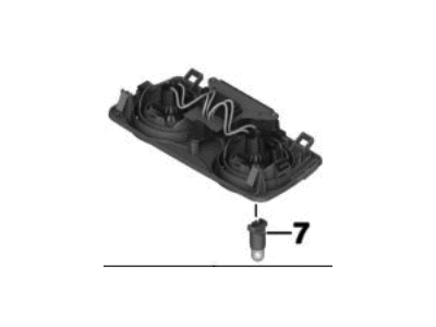 BMW 63-31-7-960-666 Interior Light, Adjustable