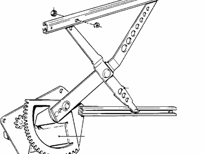 BMW 51-33-1-868-830 Front Right Door Window Regulator