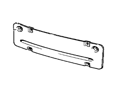 BMW 51-18-1-855-952 Registration Plate Mounting