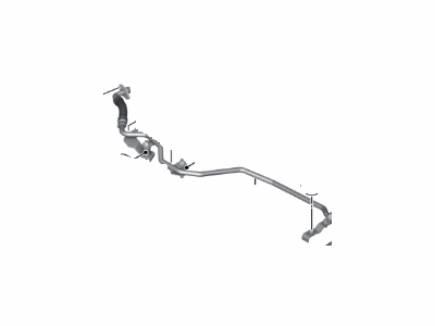 BMW 32-41-6-855-258 Return Pipe