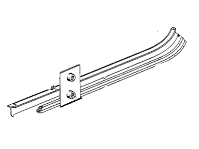 BMW 51-36-1-839-237 Chest Strip, Left Rear