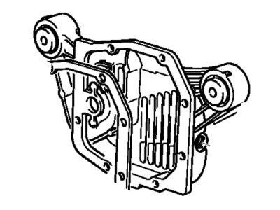 BMW 33-11-1-213-287 Transmission Cover With Rubber Mounting