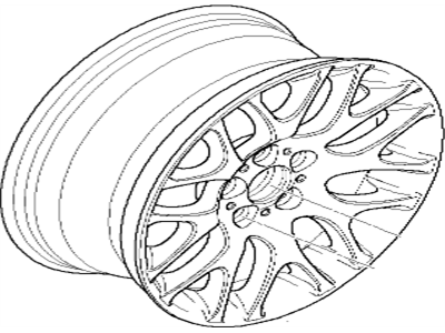 BMW 36-11-6-775-610 Light Alloy Rim