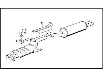 BMW 18-12-1-176-694 Exhaust System