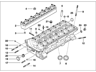 BMW 11-12-1-748-069 Bearing Ledges Cylinder Head
