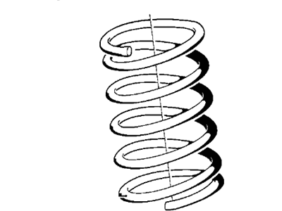 BMW 31-33-1-127-645 Coil Spring